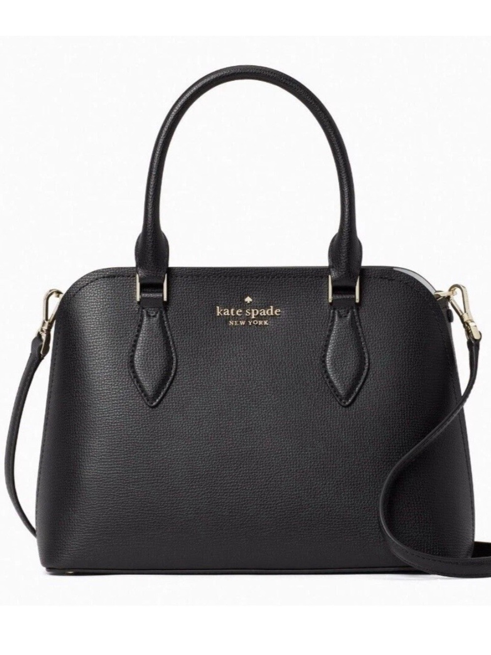 KATE SPADE • New York DARCY SMALL SATCHEL bag top handles crossbody black